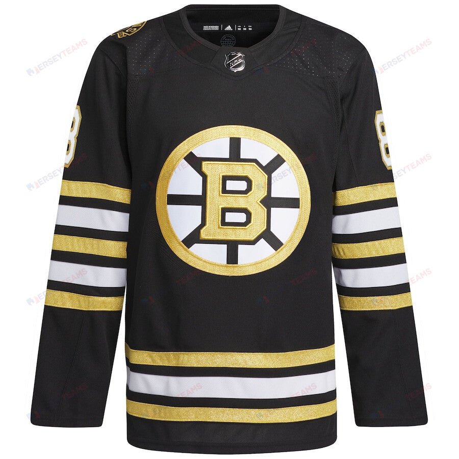 David Pastrnak 88 Boston Bruins Primegreen Men Jersey - Black