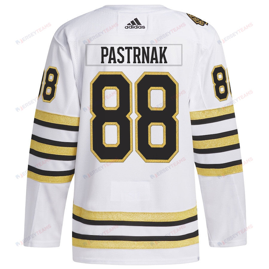 David Pastrnak 88 Boston Bruins Primegreen Men Jersey - White