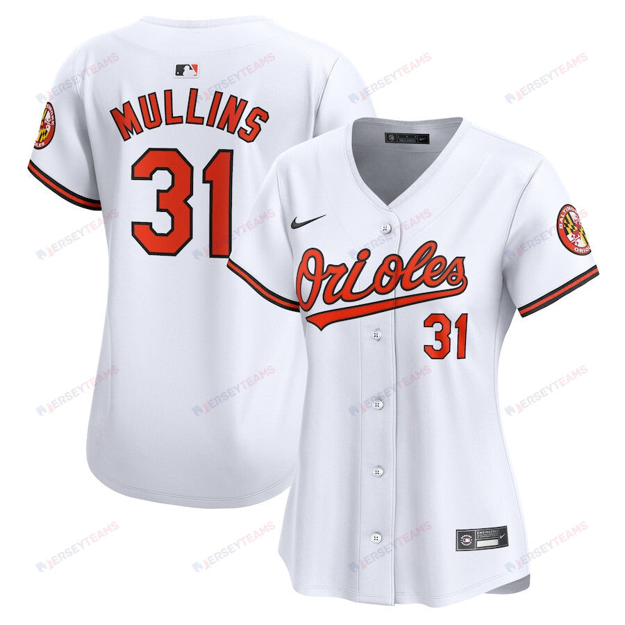 Cedric Mullins 31 Baltimore Orioles Women Home Limited Player Jersey - White