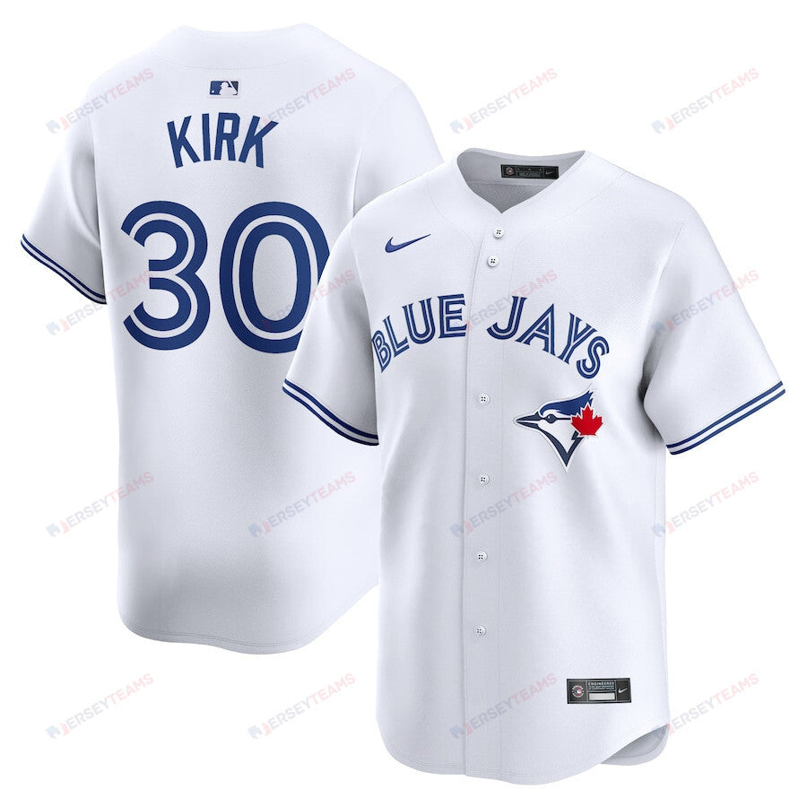 Alejandro Kirk 30 Toronto Blue Jays Home Limited Player Men Jersey - White