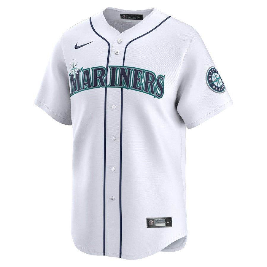 Luis Castillo 58 Seattle Mariners Home Limited Player Men Jersey - White