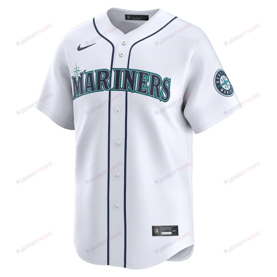 Edgar Martinez 11 Seattle Mariners Home Limited Player Men Jersey - White