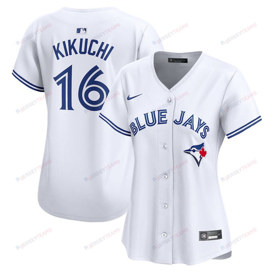 Yusei Kikuchi 16 Toronto Blue Jays Women Home Limited Player Jersey - White