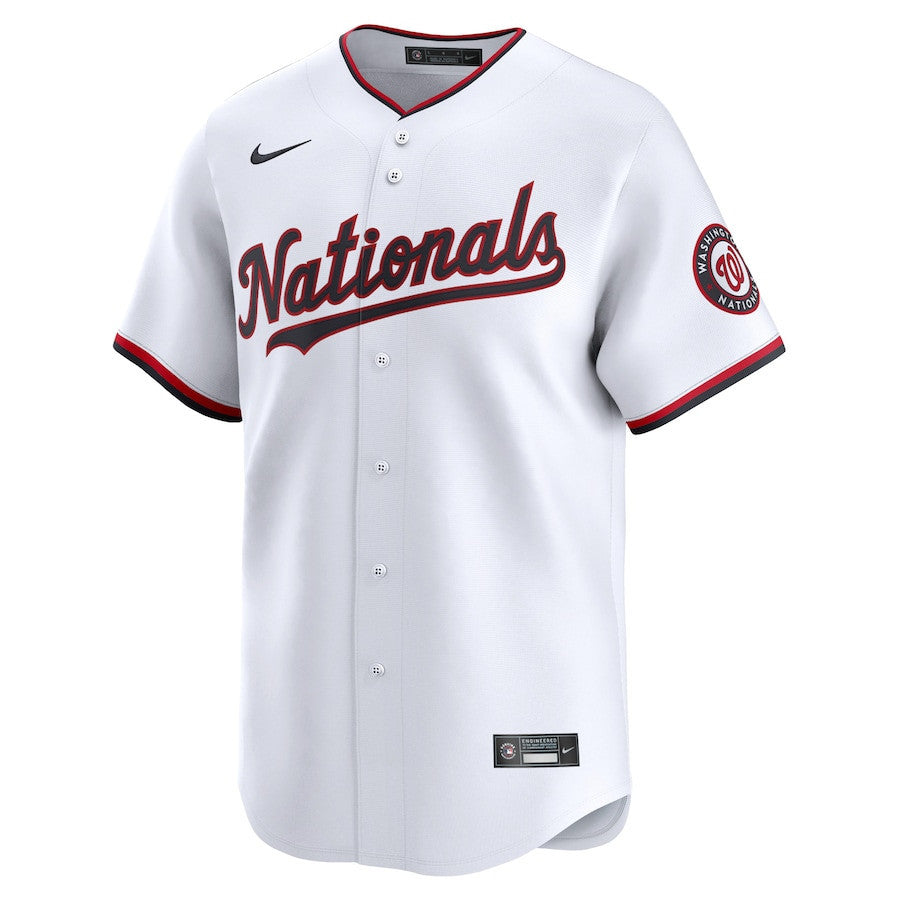 Washington Nationals Home Limited Custom YOUTH Jersey - White