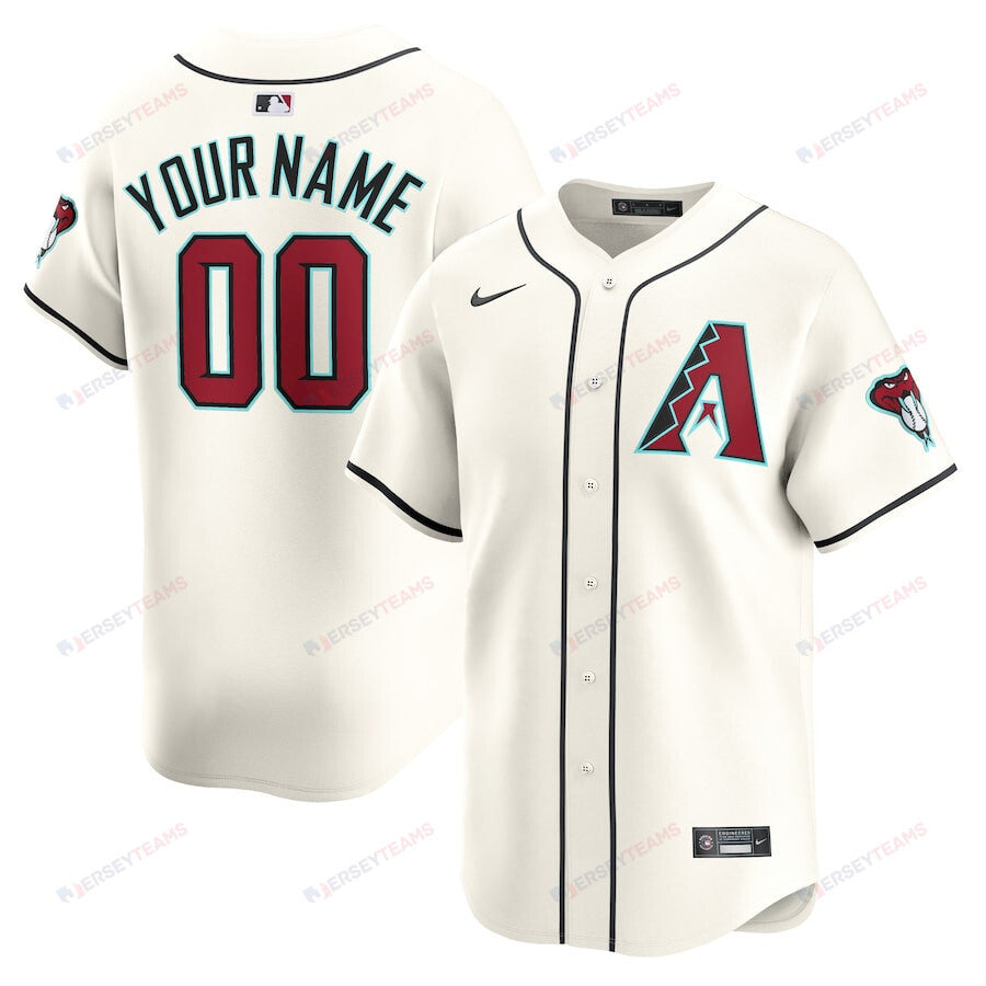 Arizona Diamondbacks Home Limited Custom  Jersey - White