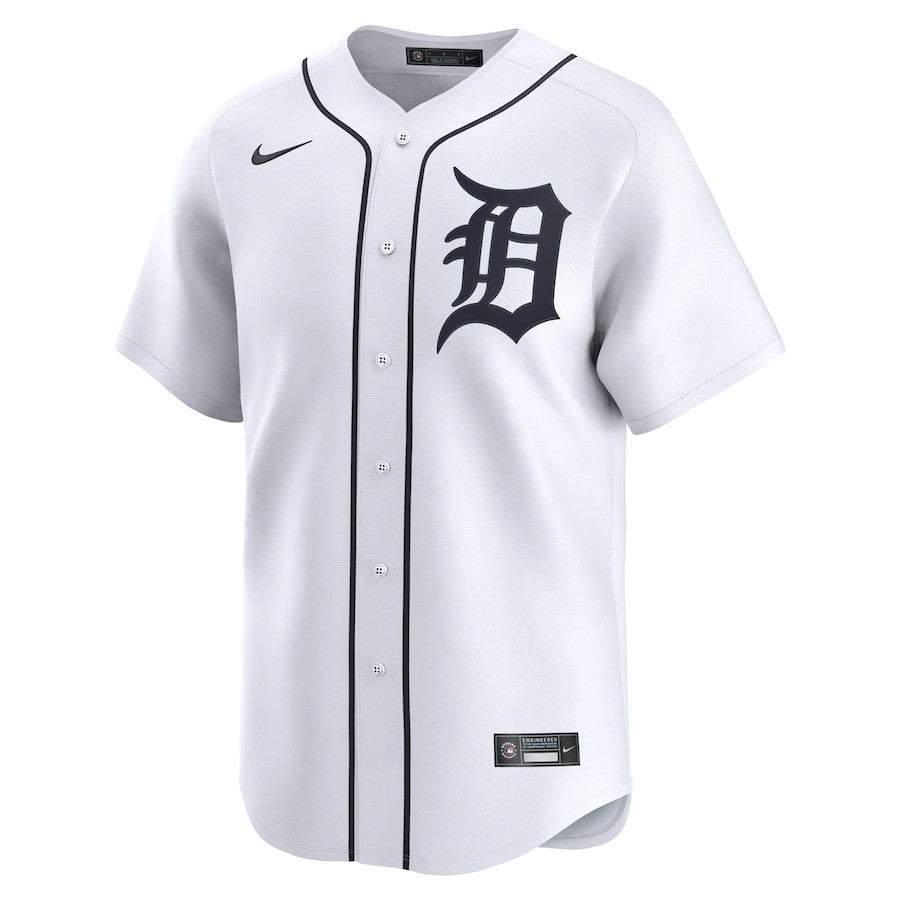 Jake Rogers 34 Detroit Tigers Home Limited Player Men Jersey - White
