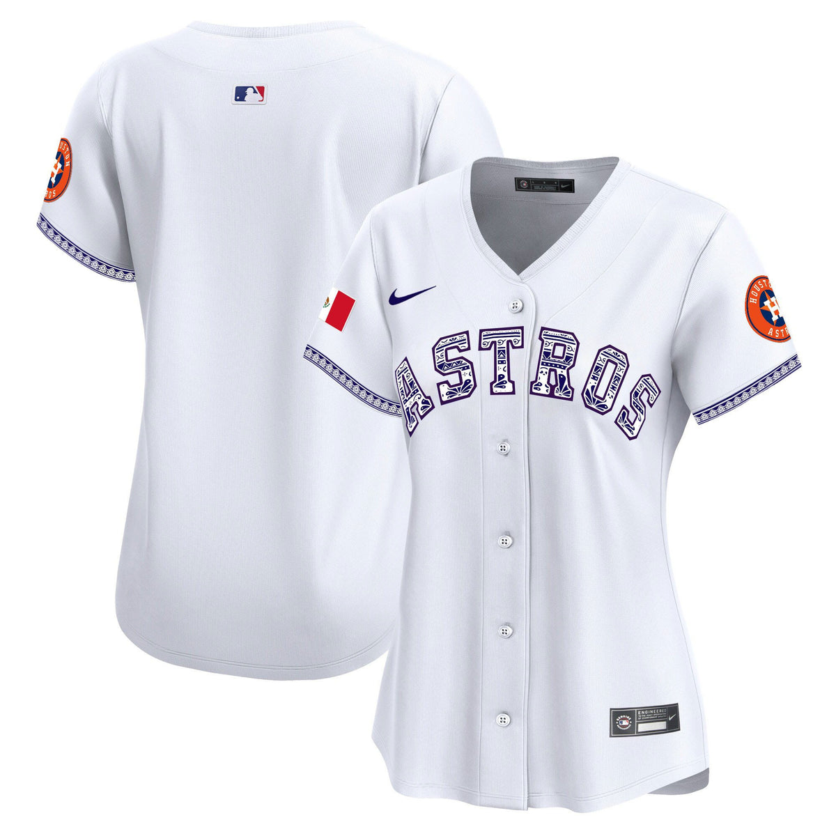 Houston Astros Mexico Women Jersey - White