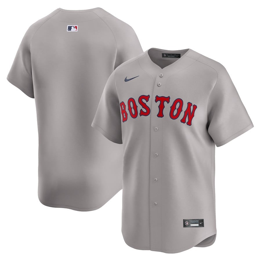 Boston Red Sox Away Limited Men Jersey - Gray