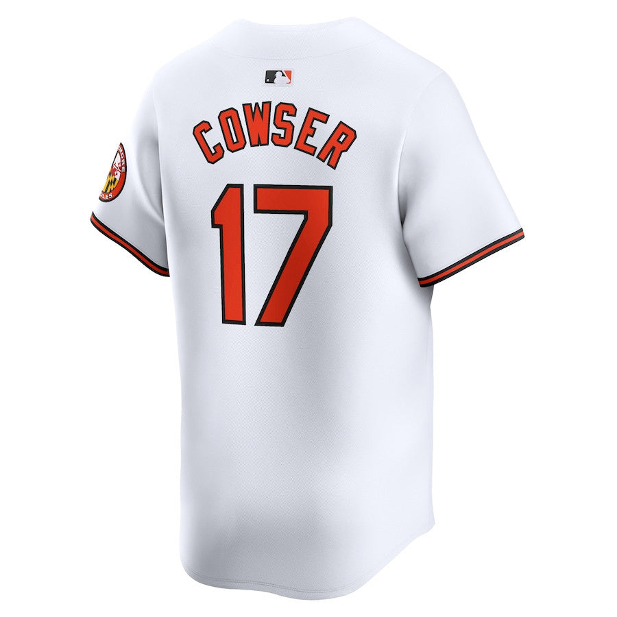 Colton Cowser 17 Baltimore Orioles Home Limited Men Jersey - White
