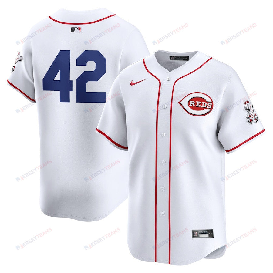 Cincinnati Reds 2024 Jackie Robinson Day Home Men Limited Jersey - White