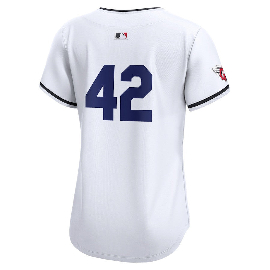 Cleveland Guardians 2024 Jackie Robinson Day Home Limited Women Jersey - White