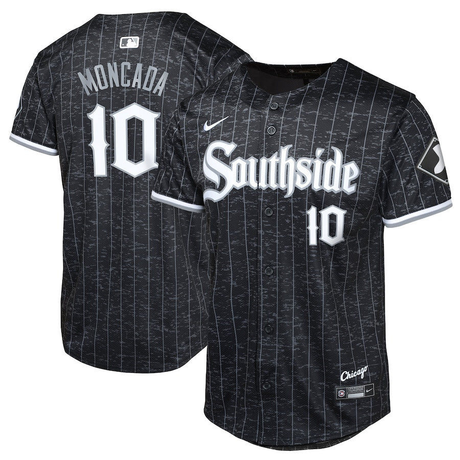Yoan Moncada 10 Chicago White Sox City Connect Limited YOUTH Jersey - Black