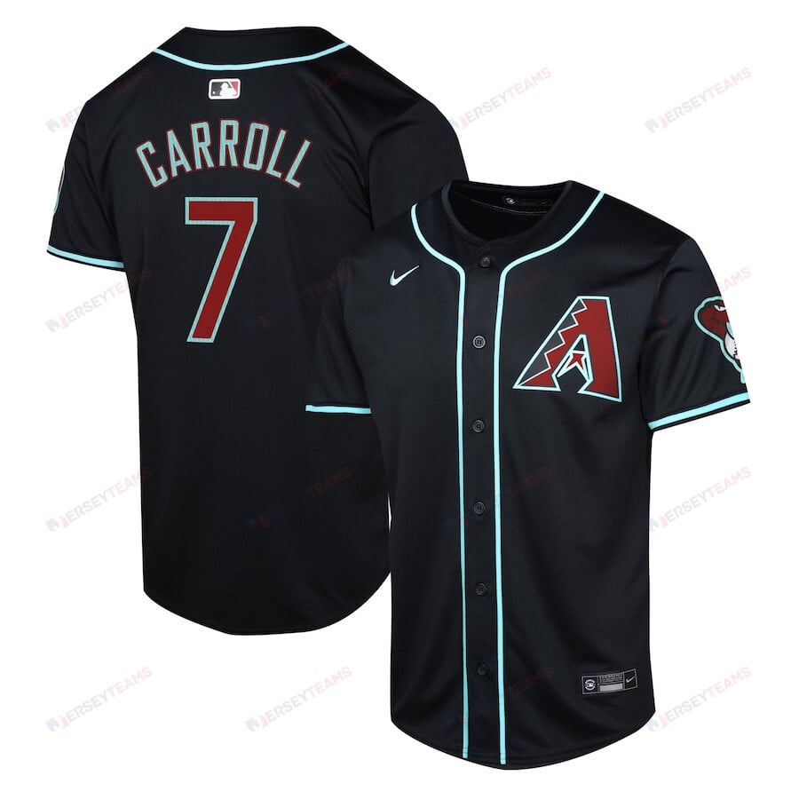 Corbin Carroll 7 Arizona Diamondbacks Alternate Limited Jersey - Black