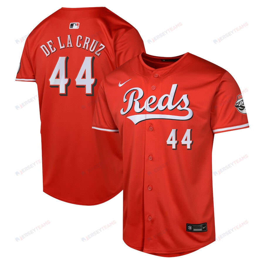 Elly De La Cruz 44 Cincinnati Reds Alternate Limited YOUTH Jersey - Red