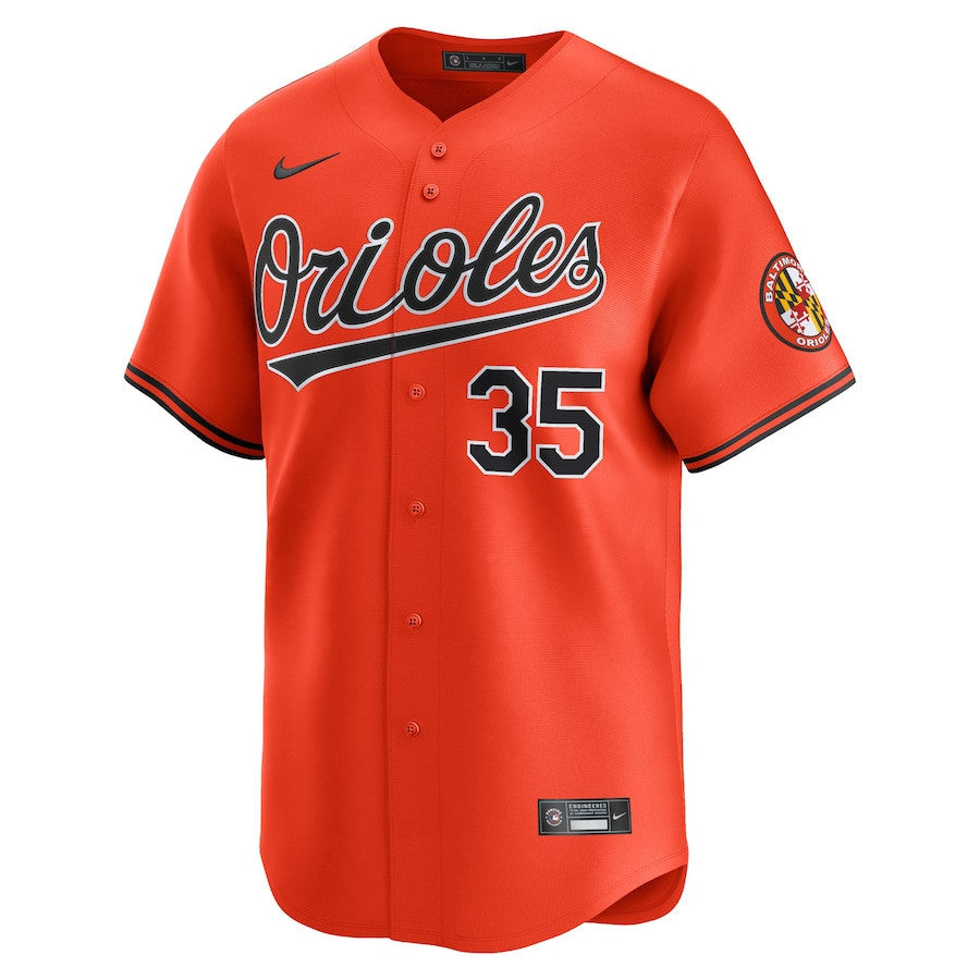 Adley Rutschman 35 Baltimore Orioles Alternate Limited Men Jersey - Orange
