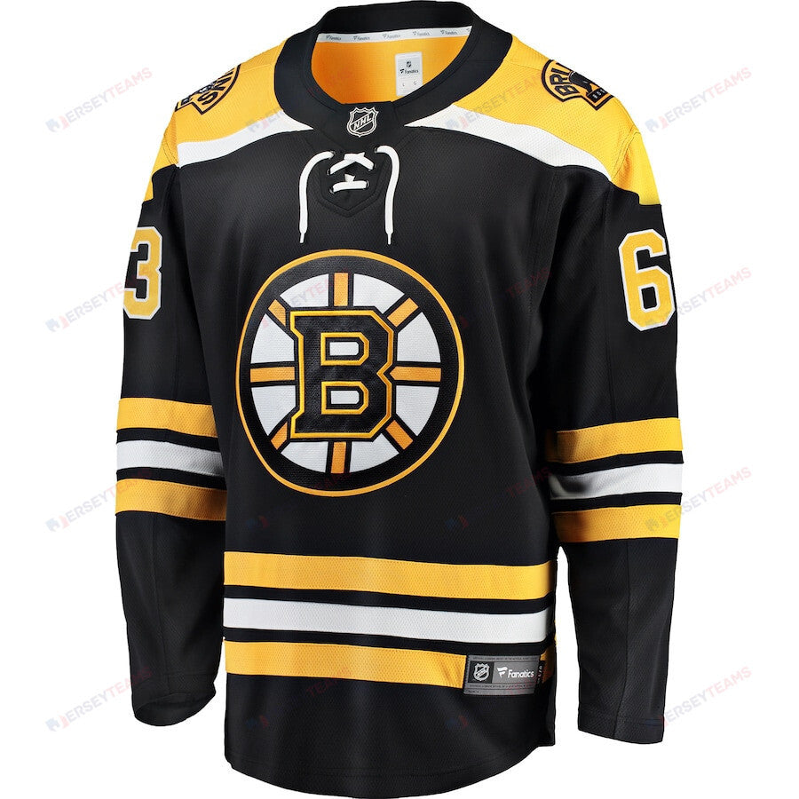Brad Marchand 63 Boston Bruins Home Breakaway Jersey - Black
