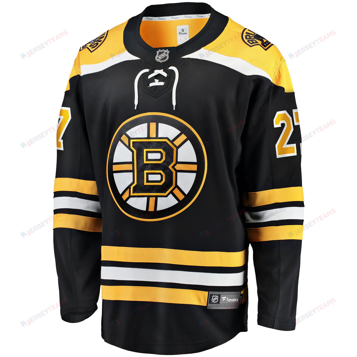 Hampus Lindholm 27 Boston Bruins Home Breakaway Jersey - Men, Black