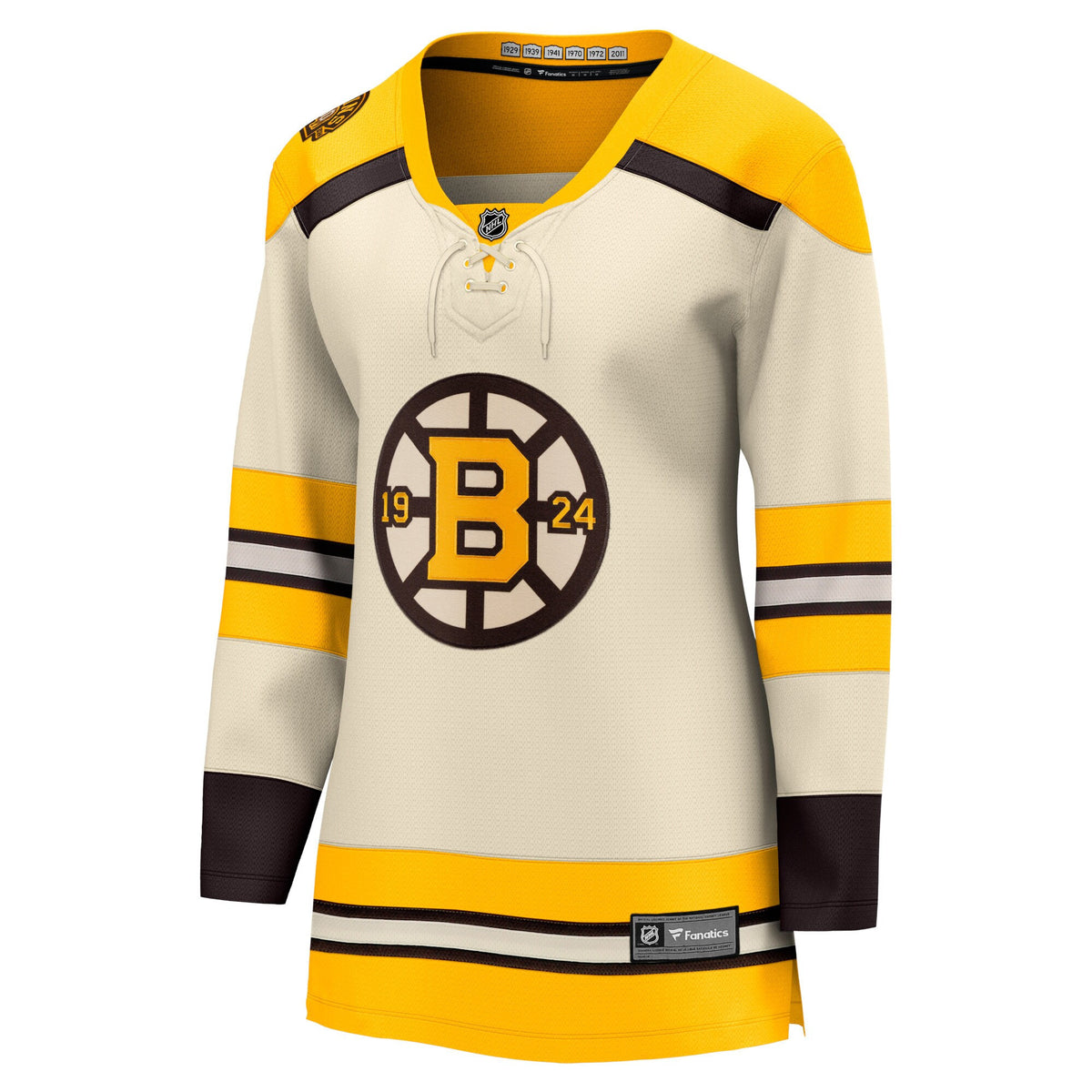 Boston Bruins 100th Anniversary Breakaway Jersey - Women, Cream