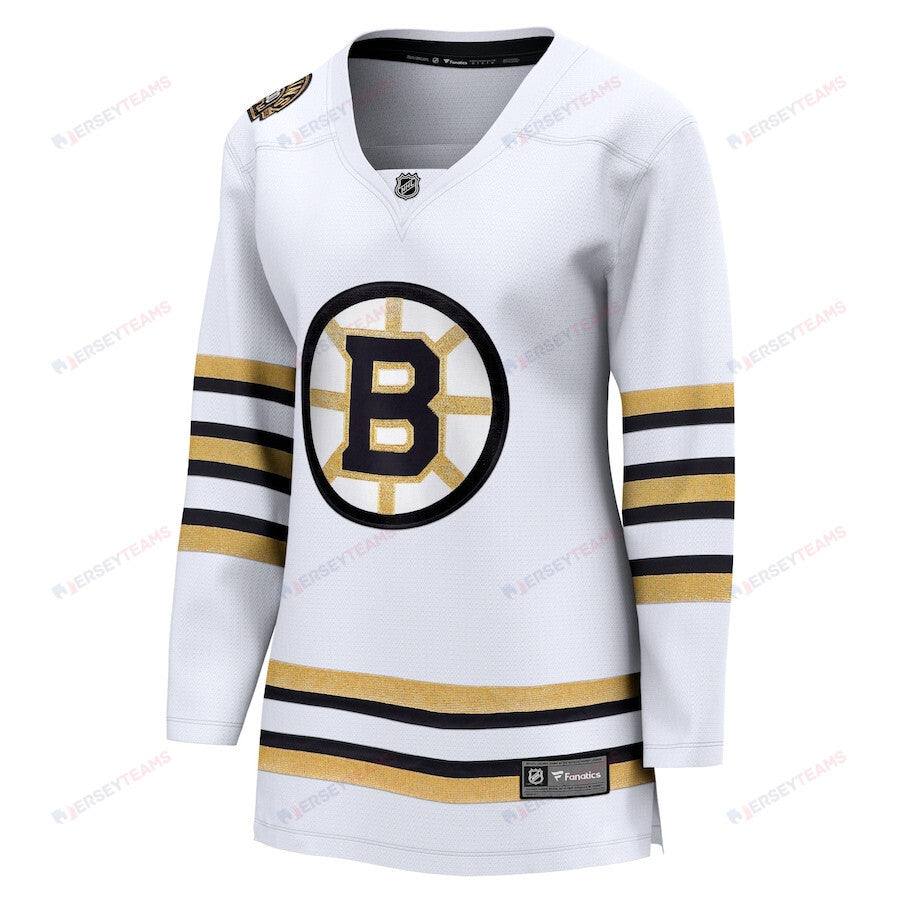 Boston Bruins 100th Anniversary Breakaway Jersey - Women, White