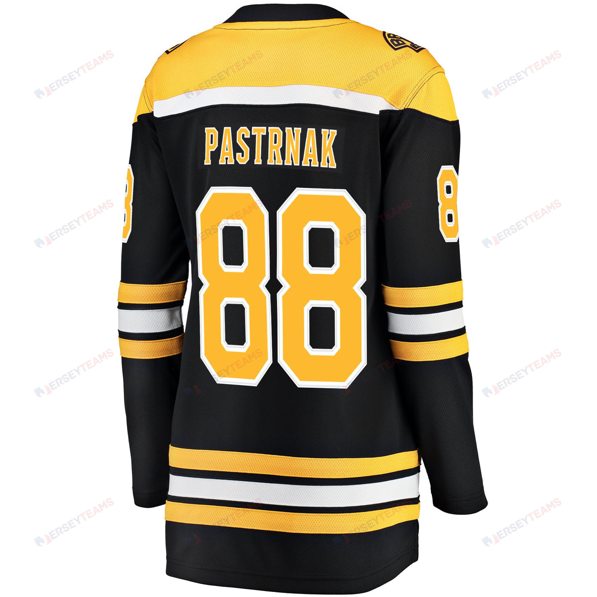 David Pastrnak 88 Boston Bruins Home Breakaway Jersey - Women, Black
