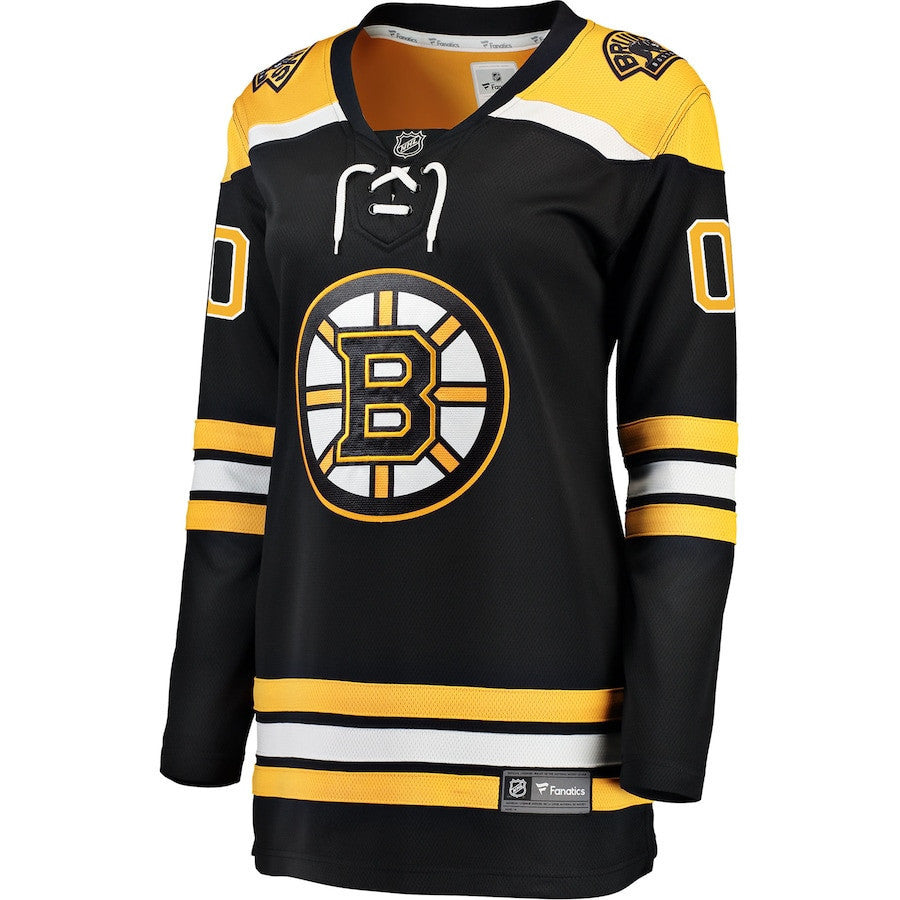 Boston Bruins Home Breakaway Custom Jersey - Women, Black