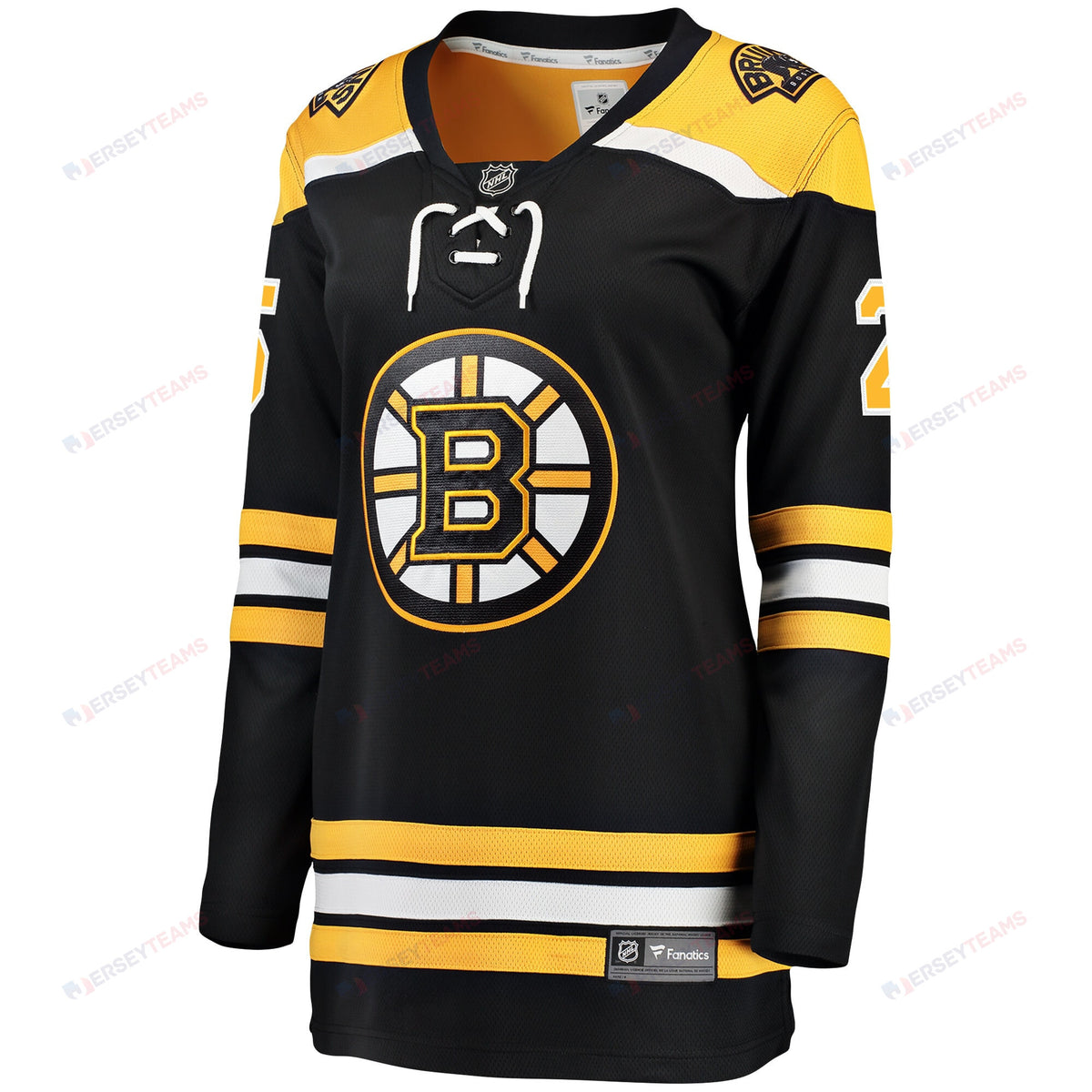 Brandon Carlo 25 Boston Bruins Home Breakaway Jersey - Women, Black