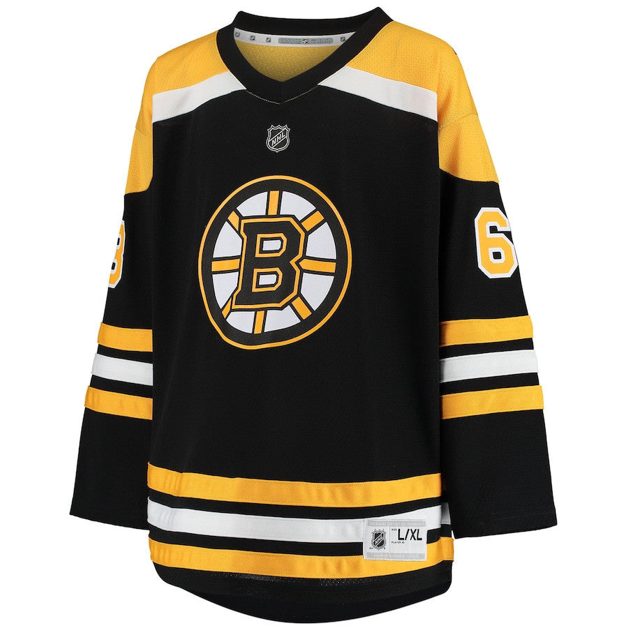 Brad Marchand 63 Boston Bruins Youth Home Jersey - Black