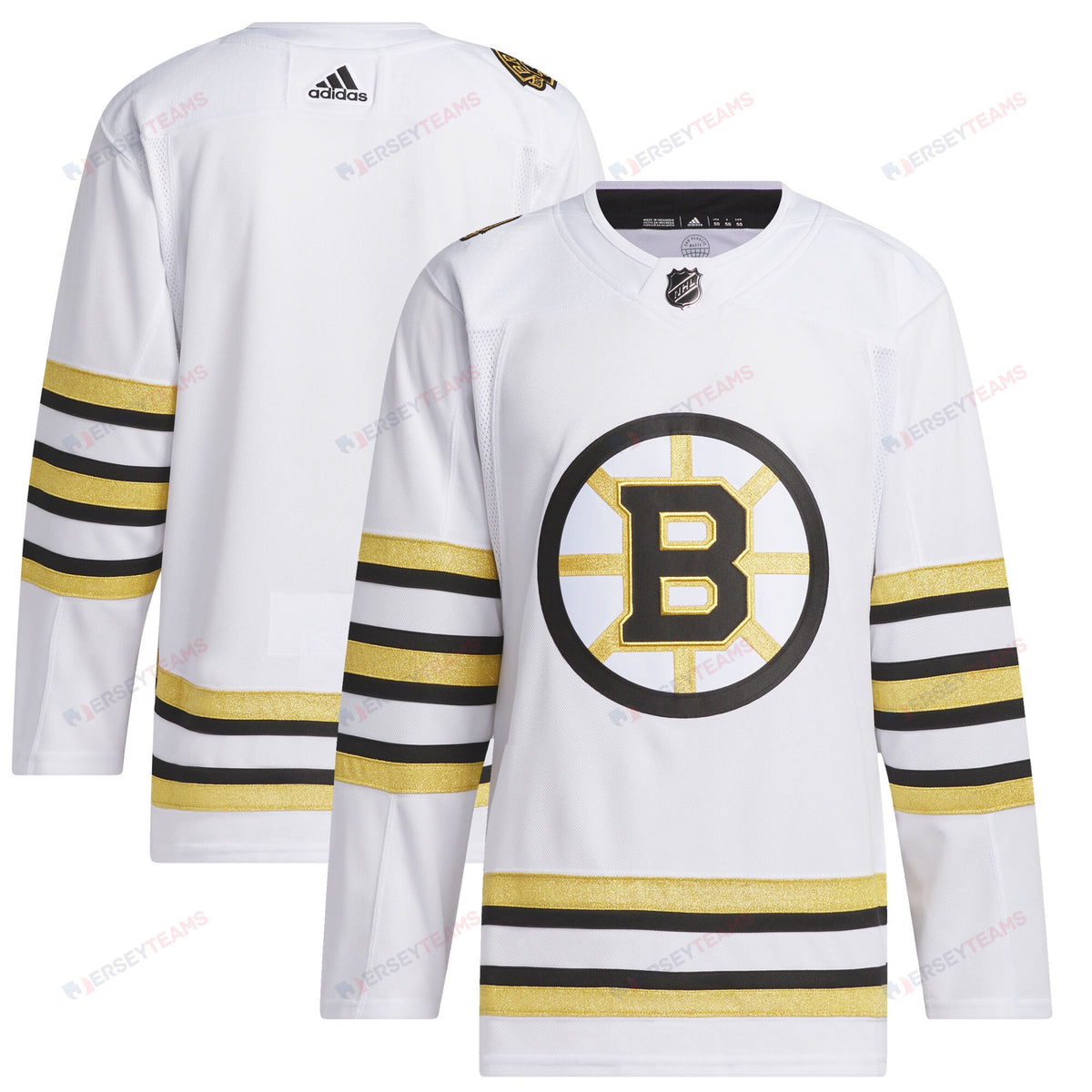 Boston Bruins 100th Anniversary Primegreen Jersey - Men, White