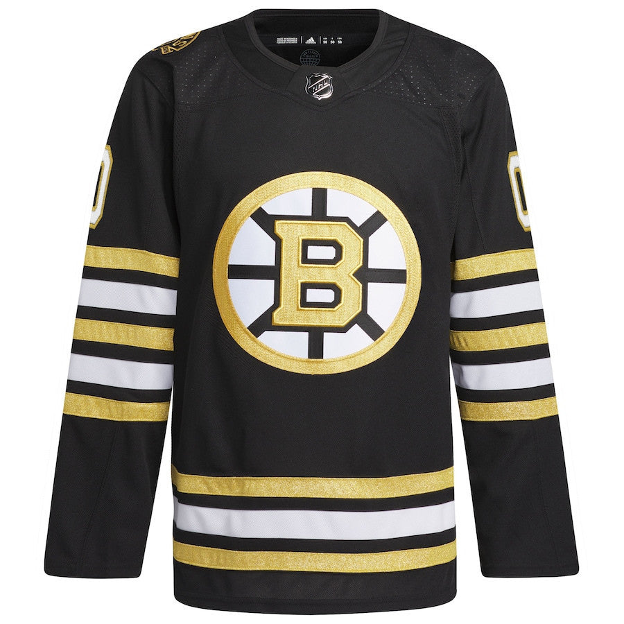 Boston Bruins 100th Anniversary Primegreen Custom Jersey - Men, Black