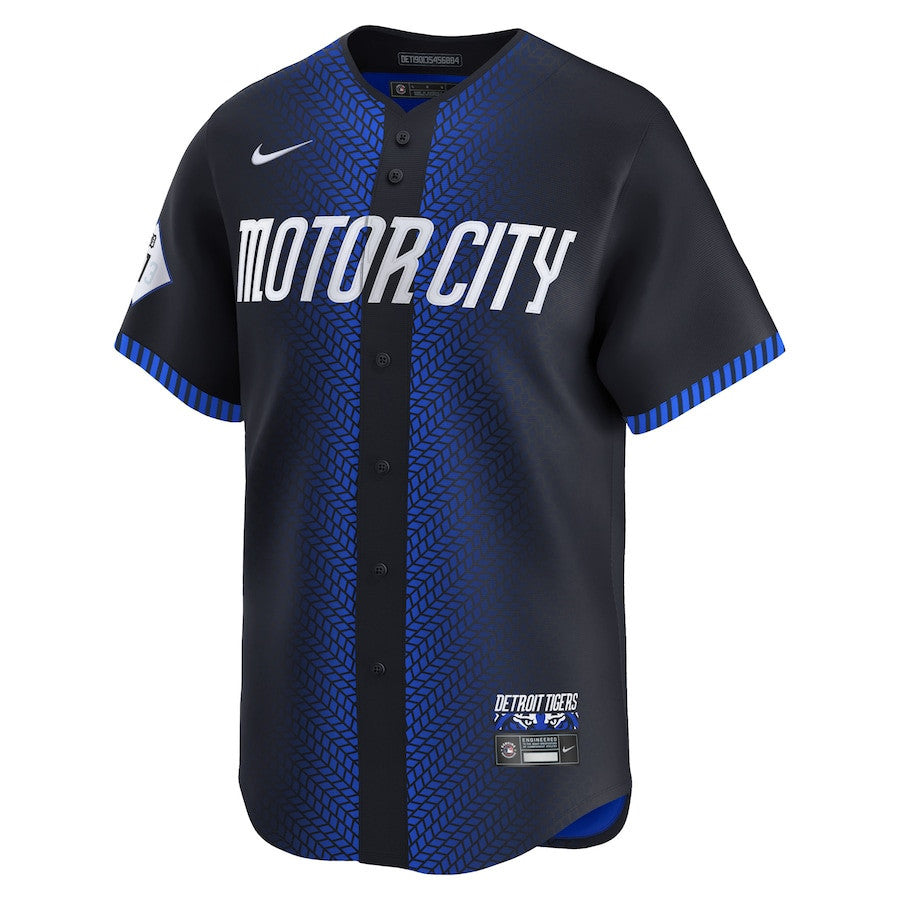 Javier Baez 28 Detroit Tigers 2024 City Connect Limited Men Jersey - Navy