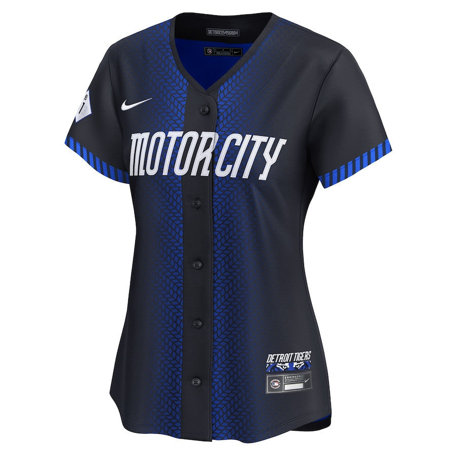 Javier Baez 28 Detroit Tigers 2024 City Connect Limited Women Jersey - Navy