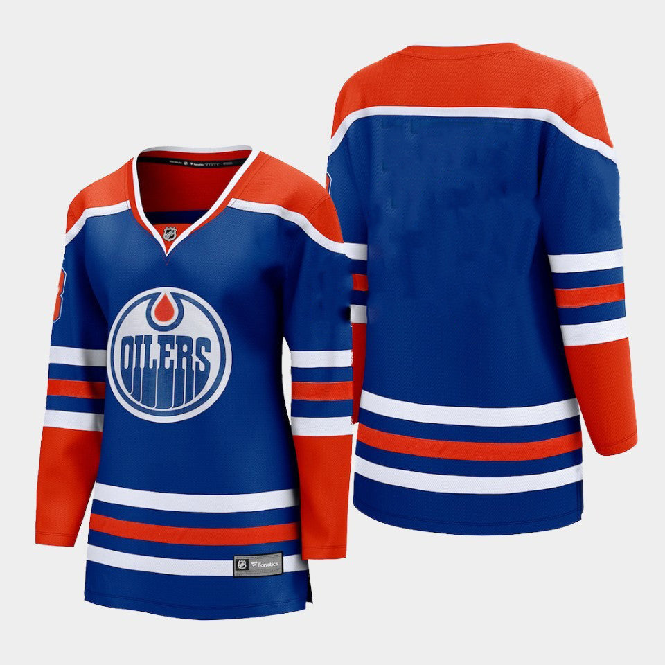 Zach Hyman 18 Edmonton Oilers Home Jersey - Women