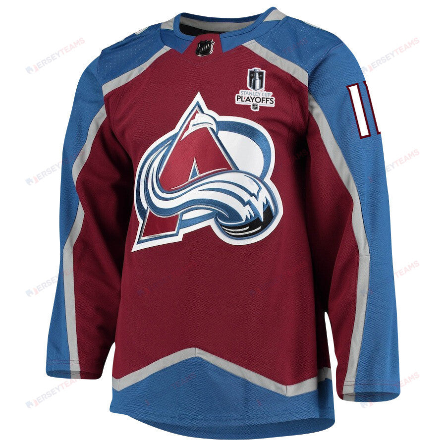 Andrew Cogliano 11 Colorado Avalanche 2024 NHL Playoffs Patch Home Jersey - Men