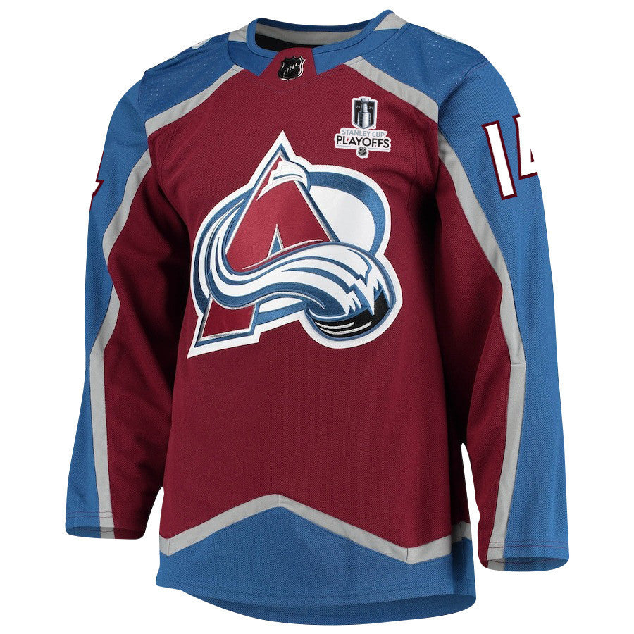 Chris Wagner 14 Colorado Avalanche 2024 NHL Playoffs Patch Home Jersey - Men