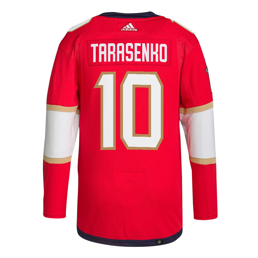 Vladimir Tarasenko 10 Florida Panthers 2024 NHL Playoffs Patch Home Jersey - Men, Red