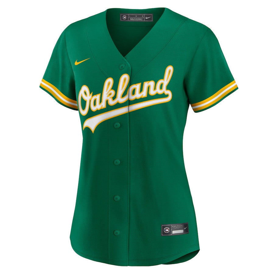 Oakland Athletics Alternate Team Women Jersey - Kelly Green