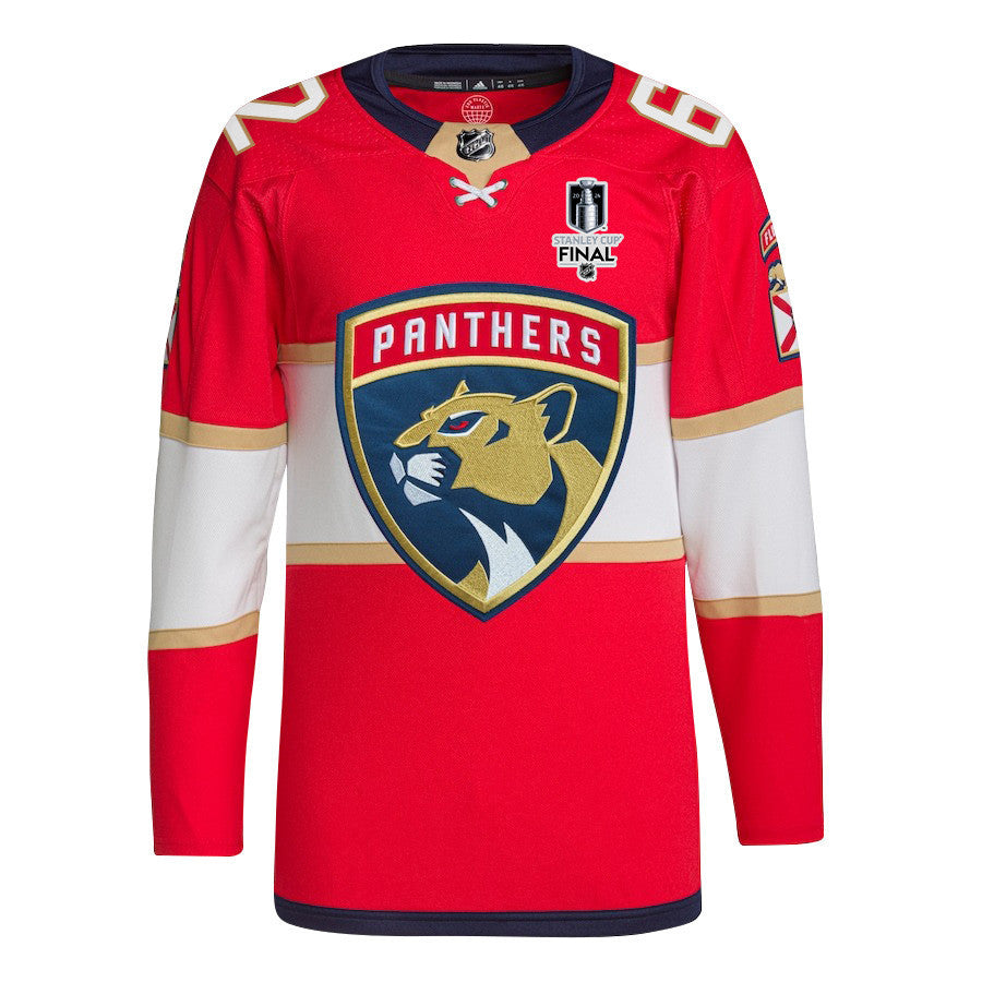 Brandon Montour 62 Florida Panthers 2024 STANLEY CUP Final Home Breakaway Jersey - Men, Red