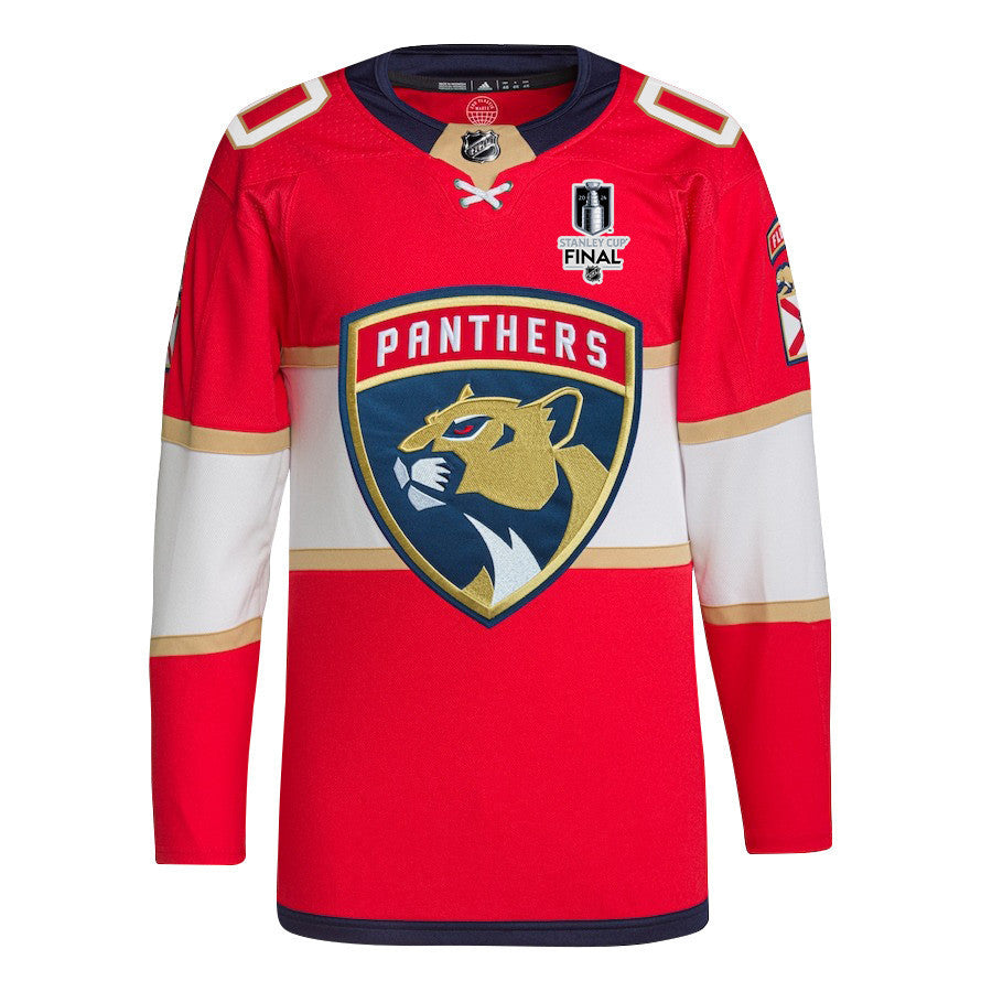 Florida Panthers 2024 STANLEY CUP Final Home Breakaway Jersey Customized - Men, Red