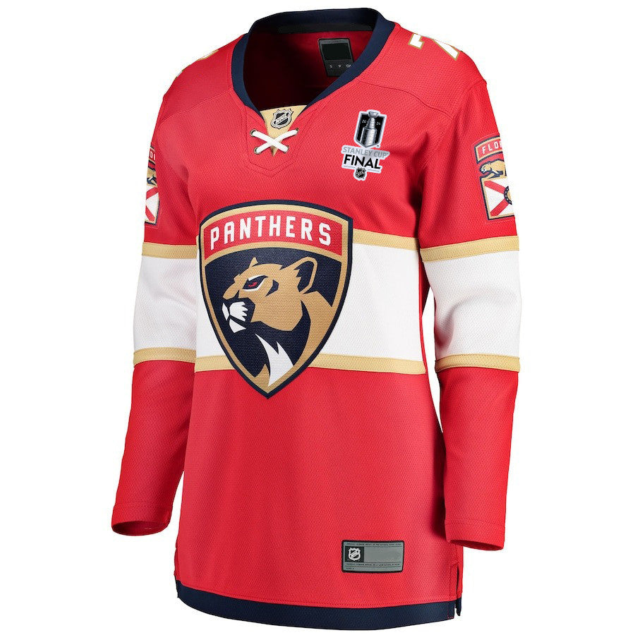 Dmitry Kulikov 7 Florida Panthers 2024 STANLEY CUP Final Women's Home Breakaway Jersey - Red