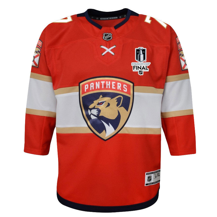 Dmitry Kulikov 7 Florida Panthers 2024 STANLEY CUP Final Youth Home Breakaway Jersey - Red