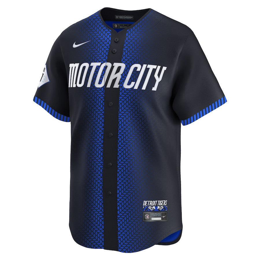 Wenceel Perez 46 Detroit Tigers 2024 City Connect Limited Men Jersey - Navy