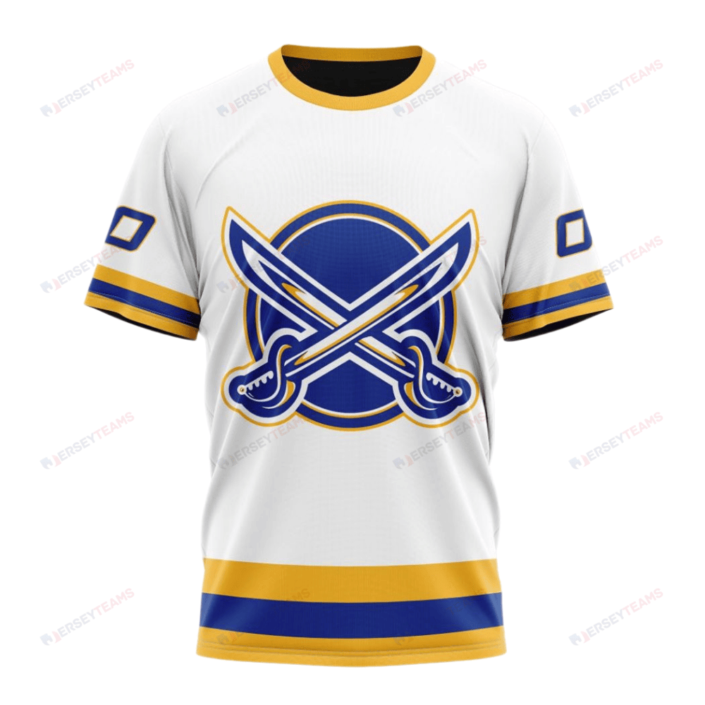 Buffalo Sabres Special Whiteout Custom AOP T-Shirt - White