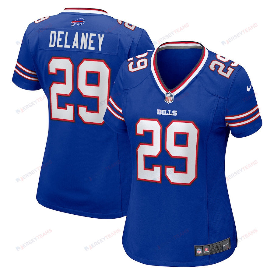 Dee Delaney 29 Buffalo Bills Women's Game Jersey - Royal