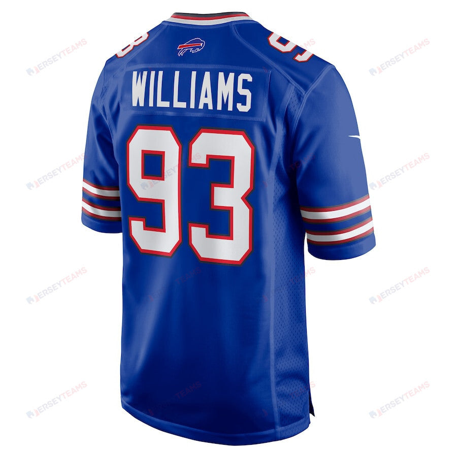 DeShawn Williams 93 Buffalo Bills Game Men Jersey - Royal