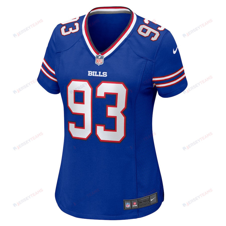 DeShawn Williams 93 Buffalo Bills Women's Game Jersey - Royal