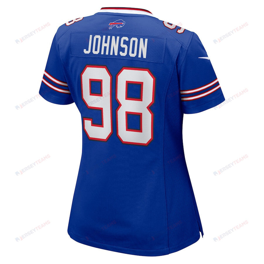 Austin Johnson 98 Buffalo Bills Women's Game Jersey - Royal