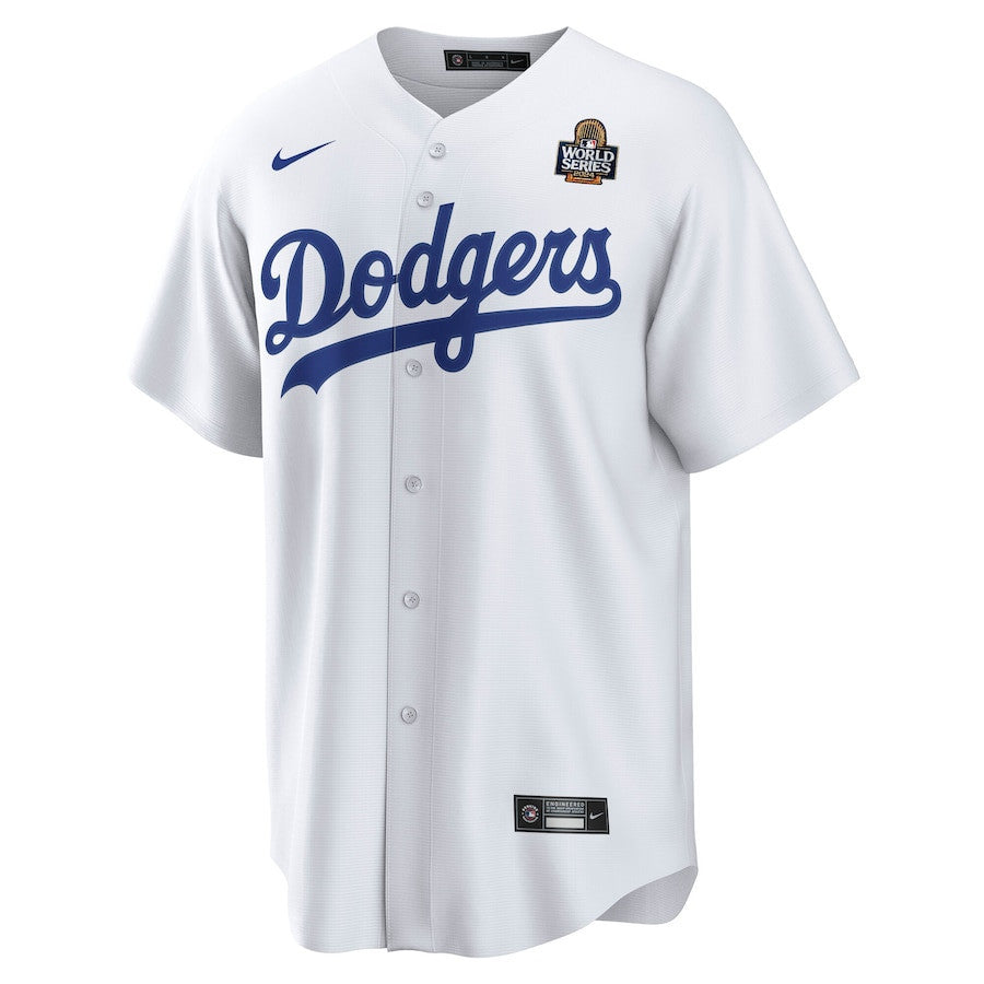 Mookie Betts 50 Los Angeles Dodgers 2024 World Series Home Player Men Jersey - White