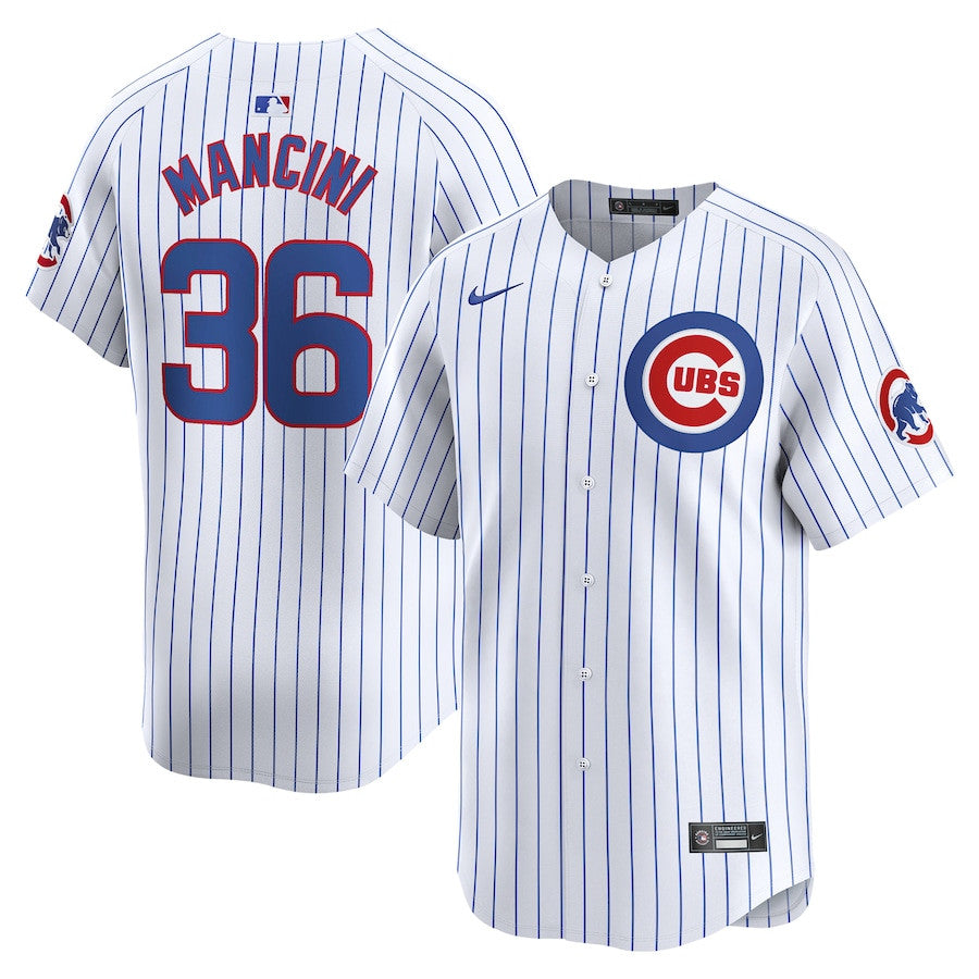 Trey Mancini 36 Chicago Cubs Home Limited Player Men Jersey - White