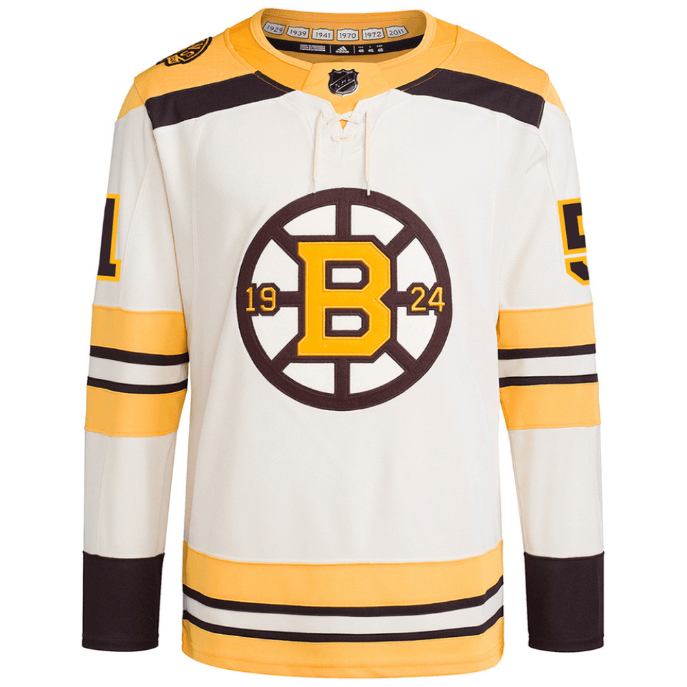 Matthew Poitras 51 Boston Bruins 100th Anniversary Primegreen Third Men Jersey - Cream