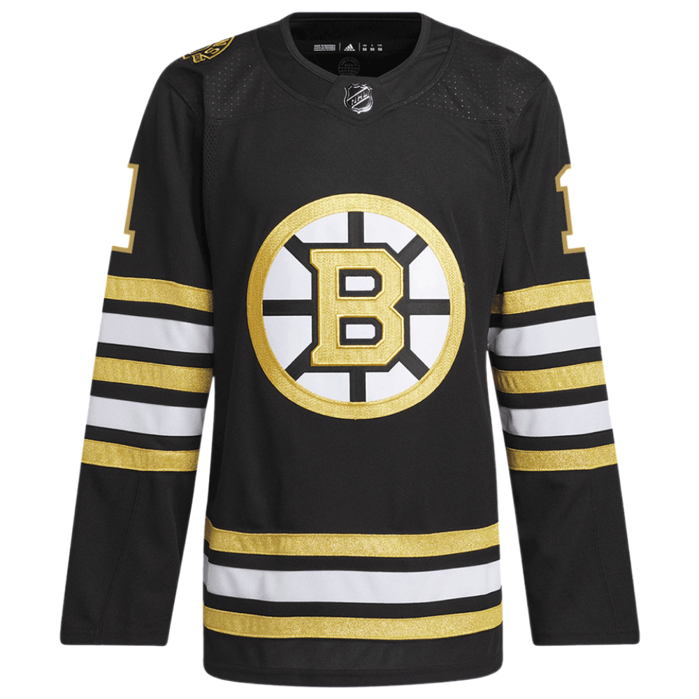 Jeremy Swayman 1 Boston Bruins 100th Anniversary Primegreen Home Men Jersey - Black